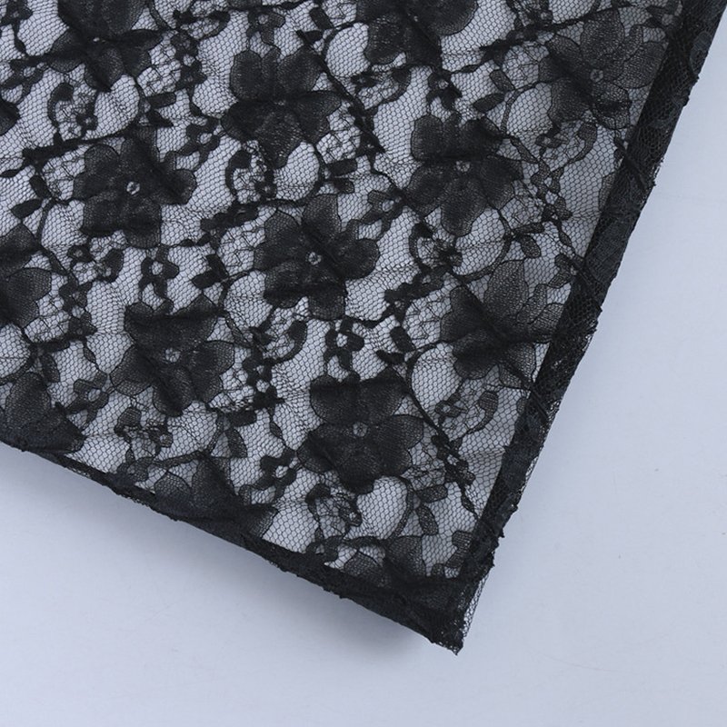 Lace Fabric Dress Cutwork Polyester for Women's Wear Wholesale Supplie 11